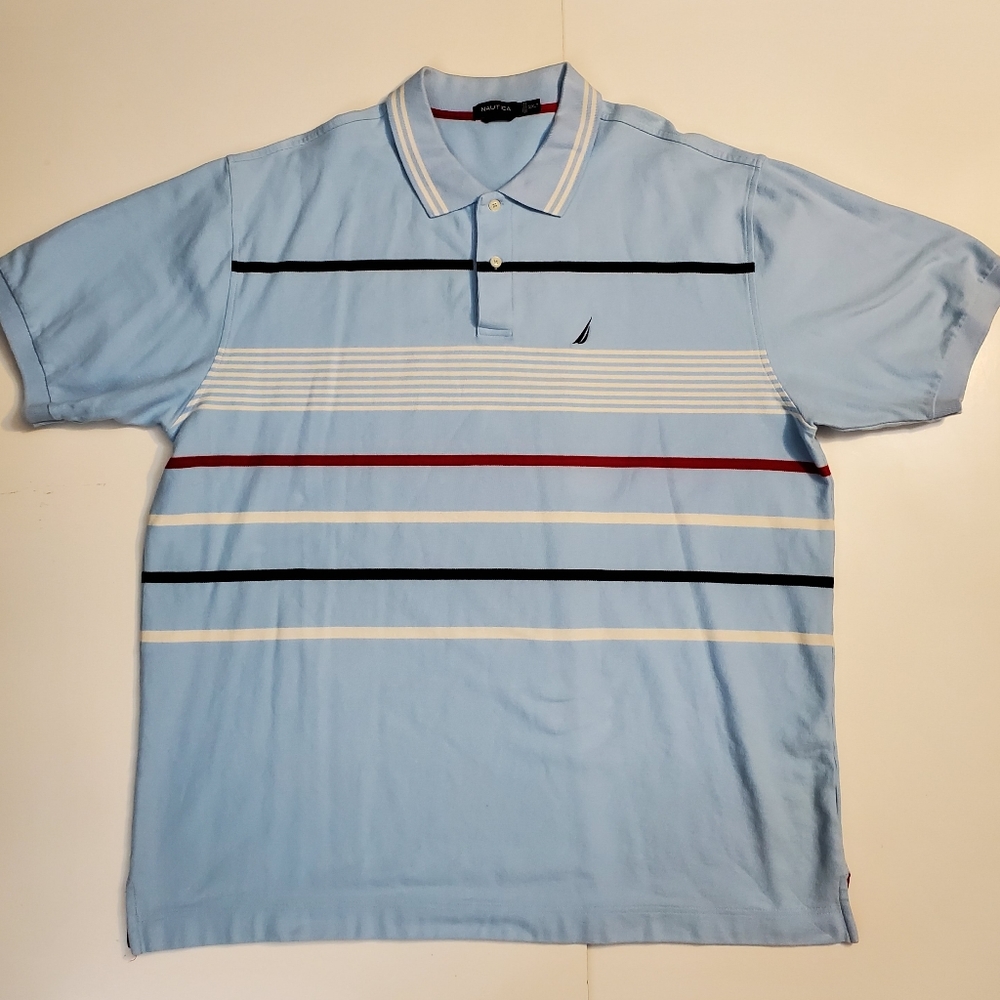 Nautica Short Sleeve Polo Shirt 2XL-Tall